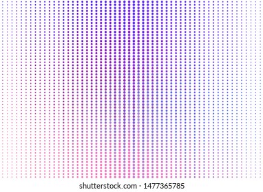 Light Pink, Blue vector background with bubbles. Blurred bubbles on abstract background with colorful gradient. Pattern for ads, leaflets.