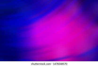 Light Pink, Blue vector background with wry lines. Shining colorful illustration in simple style. Abstract style for your business design.