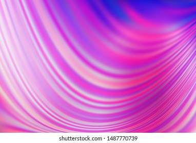 Light Pink, Blue vector background with lava shapes. Creative geometric illustration in marble style with gradient. Pattern for your business design.