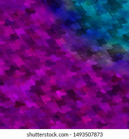 Light Pink, Blue vector background in polygonal style. Modern design with rectangles in abstract style. Template for cellphones.