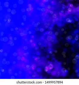 Light Pink, Blue vector background with spots. Colorful illustration with gradient dots in nature style. Design for posters, banners.
