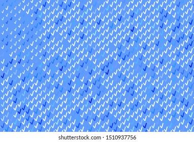 Light Pink, Blue vector background with wry lines. Glitter abstract illustration with wry lines. A completely new template for your design.