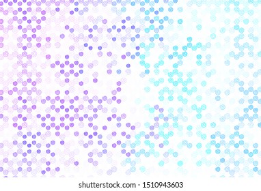 Light Pink, Blue vector background with curved lines. Colorful abstract illustration with gradient lines. Abstract design for your web site.