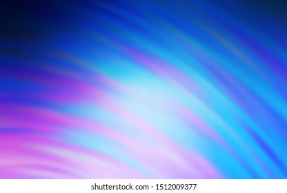 Light Pink, Blue vector background with bent lines. A shining illustration, which consists of curved lines. A new texture for your  ad, booklets, leaflets.