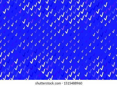 Light Pink, Blue vector background with wry lines. Colorful illustration in simple style with gradient. A new texture for your  ad, booklets, leaflets.