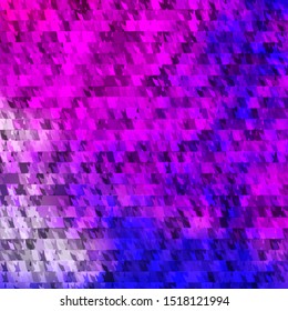Light Pink, Blue vector background with lines, triangles. Gradient triangles in abstract style on simple form. Template for wallpapers.