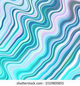 Light Pink, Blue vector background with bows. Colorful illustration, which consists of curves. Pattern for websites, landing pages.