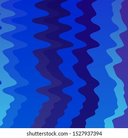 Light Pink, Blue vector background with bent lines. Colorful illustration in circular style with lines. Best design for your posters, banners.