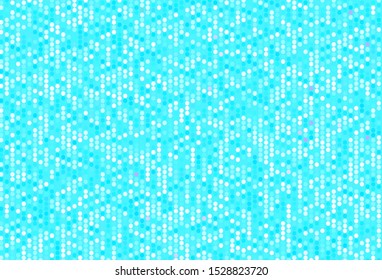 Light Pink, Blue vector background with spots. Modern abstract illustration with colorful water drops. Pattern for futuristic ad, booklets.