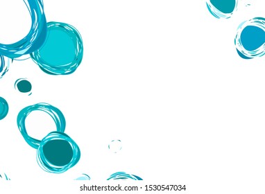 Light Pink, Blue vector background with bubbles. Illustration with set of shining colorful abstract circles. Design for your business advert.