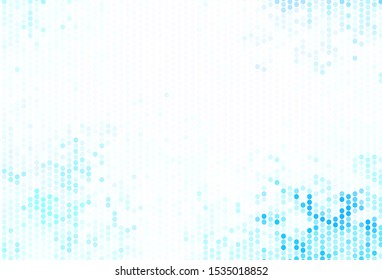 Light Pink, Blue vector background with spots. Modern abstract illustration with colorful water drops. Pattern for beautiful websites.