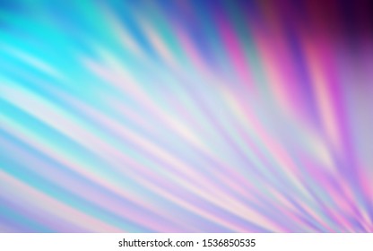 Light Pink, Blue vector background with stright stripes. Lines on blurred abstract background with gradient. Smart design for your business advert.