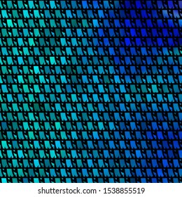 Light Pink, Blue vector background with polygonal style. Triangles on abstract background with colorful gradient. Template for wallpapers.