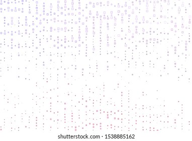 Light Pink, Blue vector background with rectangles. Glitter abstract illustration with rectangular shapes. Background for cell phones.
