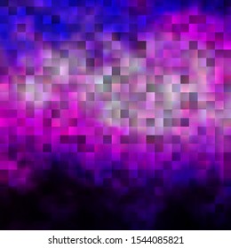 Light Pink, Blue vector background in polygonal style. Abstract gradient illustration with rectangles. Pattern for busines booklets, leaflets