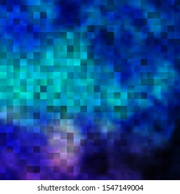 Light Pink, Blue vector background with rectangles. Modern design with rectangles in abstract style. Template for cellphones.