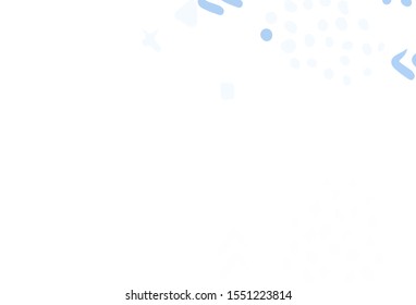 Light Pink, Blue vector background with abstract shapes. Illustration with colorful gradient shapes in abstract style. Background for a cell phone.