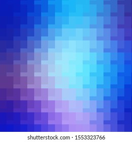 Light Pink, Blue vector background with rectangles. Colorful illustration with gradient rectangles and squares. Pattern for commercials, ads.