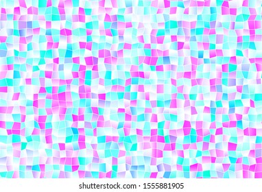 Light Pink, Blue vector background with rectangles. Abstract gradient illustration with rectangles. Pattern for commercials.