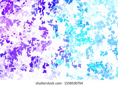 Light Pink, Blue vector background with abstract shapes. Illustration with colorful gradient shapes in abstract style. Best smart design for your business.