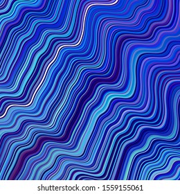 Light Pink, Blue vector background with lines. A completely new colorful illustration in simple style. Colorful wave pattern for your design.