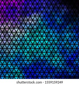 Light Pink, Blue vector background with polygonal style. Triangles on abstract background with colorful gradient. Template for landing pages.