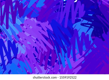 Light Pink, Blue vector background with stright stripes. Shining colored illustration with sharp stripes. Best design for your ad, poster, banner.
