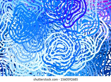 Light Pink, Blue vector background with abstract shapes. Illustration with colorful gradient shapes in abstract style. Background for a cell phone.