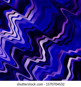 Light Pink, Blue vector background with curved lines. Bright illustration with gradient circular arcs. Pattern for ads, commercials.