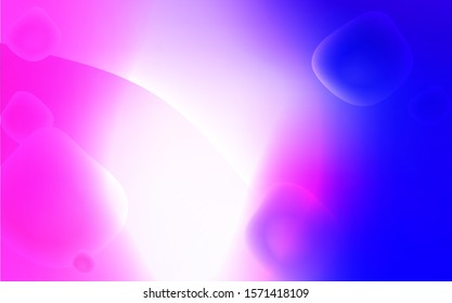 Light Pink, Blue vector background with bent lines. Geometric illustration in memphis style with gradient.  The elegant pattern for brand book.