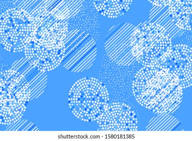 Light Pink, Blue vector background with spots. Beautiful colored illustration with blurred circles in nature style. Pattern for beautiful websites.