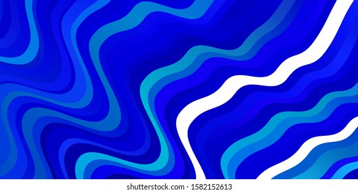 Light Pink, Blue vector background with lines. Abstract gradient illustration with wry lines. Best design for your posters, banners.