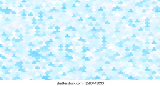 Light Pink, Blue vector background in polygonal style. Rectangles with colorful gradient on abstract background. Pattern for commercials, ads.