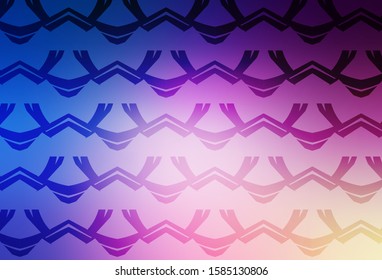 Light Pink, Blue vector background with straight lines. Decorative shining illustration with lines on abstract template. Pattern for your busines websites.