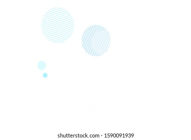 Light Pink, Blue vector background with bubbles. Beautiful colored illustration with blurred circles in nature style. Pattern for beautiful websites.