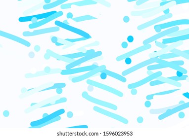 Light Pink, Blue vector background with stright stripes. Lines on blurred abstract background with gradient. Smart design for your business advert.