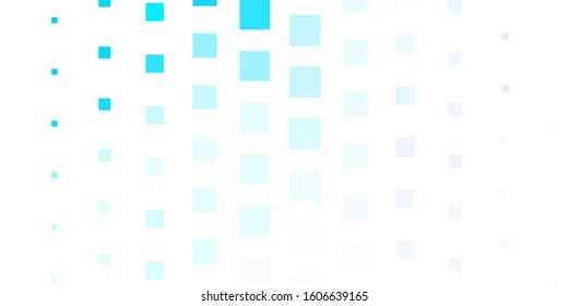 Light Pink, Blue vector background with rectangles. Abstract gradient illustration with colorful rectangles. Template for cellphones.