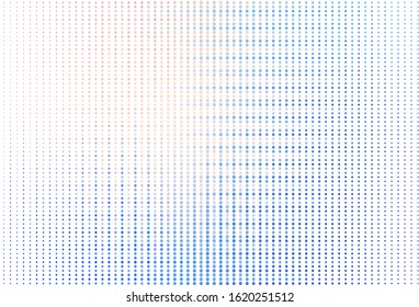 Light Pink, Blue vector background with bubbles. Modern abstract illustration with colorful water drops. Pattern for futuristic ad, booklets.