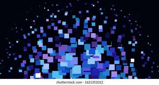 Light Pink, Blue vector background in polygonal style. Illustration with a set of gradient rectangles. Pattern for websites, landing pages.