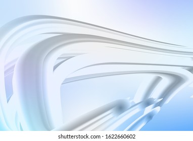 Light Pink, Blue vector background with wry lines. An elegant bright illustration with gradient. New composition for your brand book.