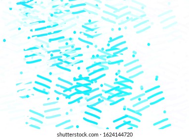 Light Pink, Blue vector background with straight lines. Modern geometrical abstract illustration with Lines. Pattern for your busines websites.