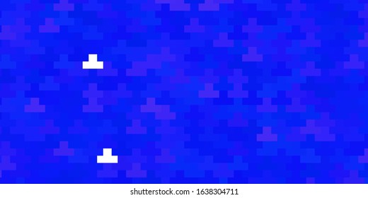 Light Pink, Blue vector background in polygonal style. Modern design with rectangles in abstract style. Modern template for your landing page.