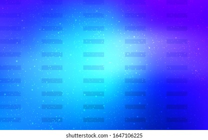 Light Pink, Blue vector background with straight lines. Glitter abstract illustration with colorful sticks. Pattern for ads, posters, banners.