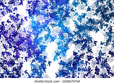 Light Pink, Blue vector background with abstract shapes. Simple colorful illustration with abstract gradient shapes. Simple design for your web site.