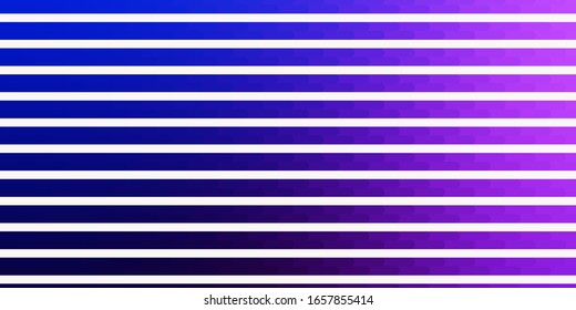Light Pink, Blue vector background with lines. Gradient abstract design in simple style with sharp lines. Best design for your posters, banners.