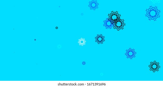 Light Pink, Blue vector background with random forms. Simple design in abstract style with gradient forms. Background for cell phones.