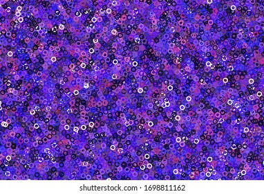 Light Pink, Blue vector background with bubbles. Glitter abstract illustration with blurred drops of rain. Design for poster, banner of websites.