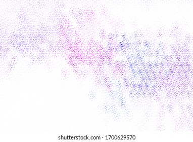 Light Pink, Blue vector background with spots. Illustration with set of shining colorful abstract circles. Design for poster, banner of websites.