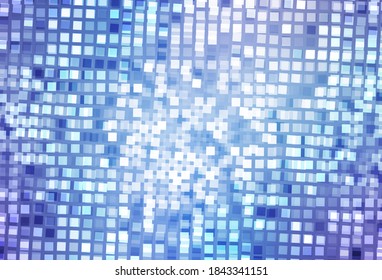 Light Pink, Blue vector background in polygonal style. Rectangles on abstract background with colorful gradient. Best design for your ad, poster, banner.