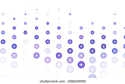 Light Pink, Blue vector background with spots. Abstract illustration with colored bubbles in nature style. Pattern for beautiful websites.
